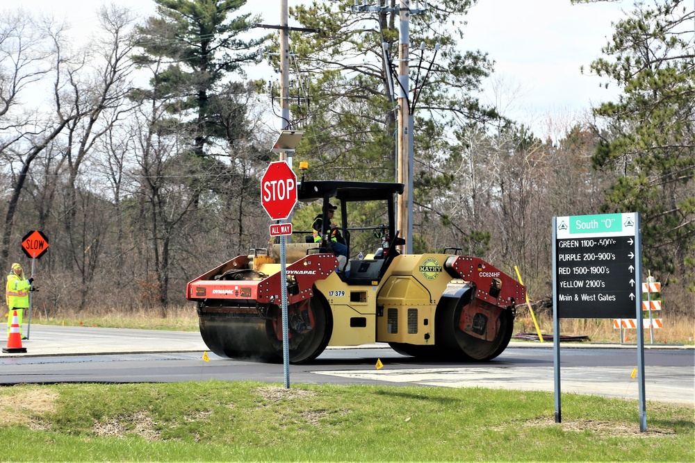 May 2022 brings spring road construction, maintenance at Fort McCoy
