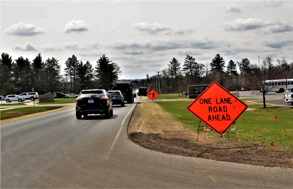 May 2022 brings spring road construction, maintenance at Fort McCoy