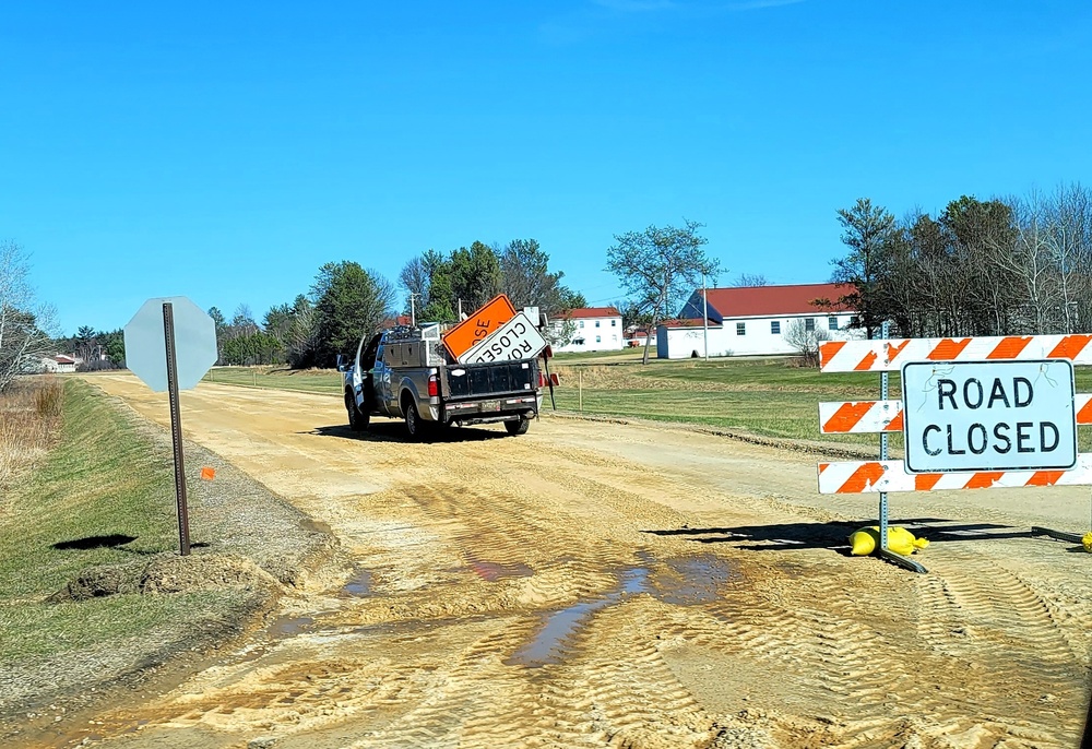 May 2022 brings spring road construction, maintenance at Fort McCoy