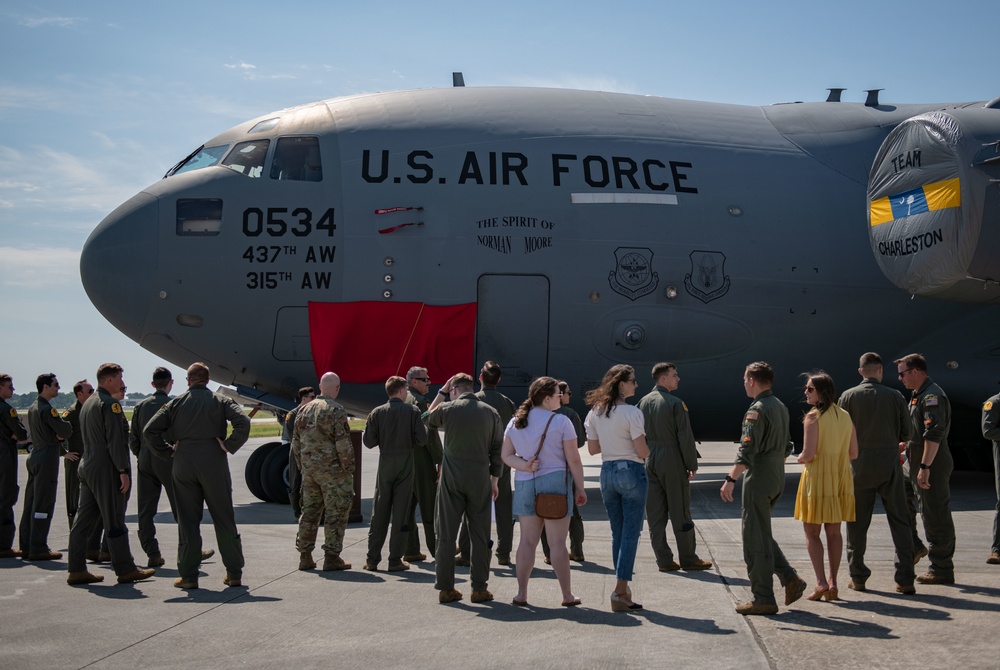 16th AS unveils C-17 nose art