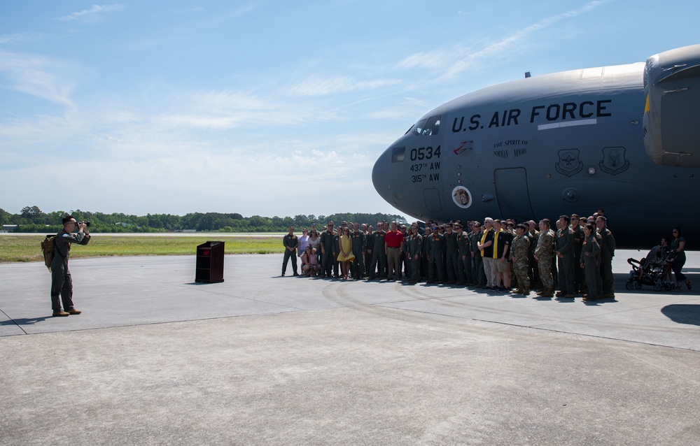 16th AS unveils C-17 nose art