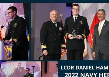 Navy Dentist Honored as the 2022 Navy Hero of Military Medicine