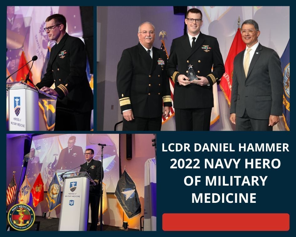 Navy Dentist Honored as the 2022 Navy Hero of Military Medicine