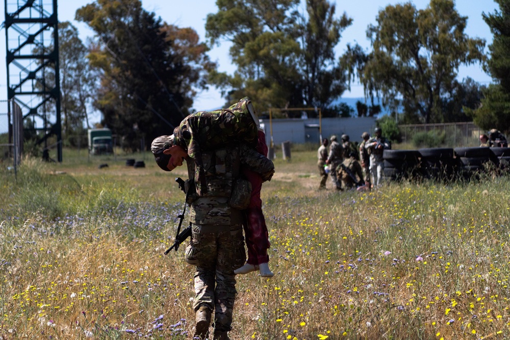 86th AES and 31st Saros simulate Aeromedical Evacuation