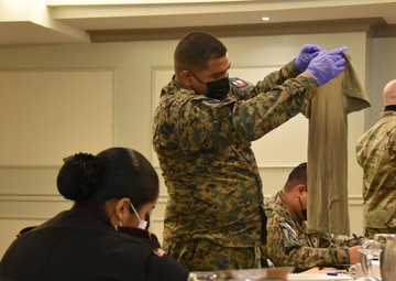Members of Missouri National Guard's 35th Military Police Brigade Conduct Subject Matter Expert Exchange with Members of Panamanian Police and Protection Agencies.