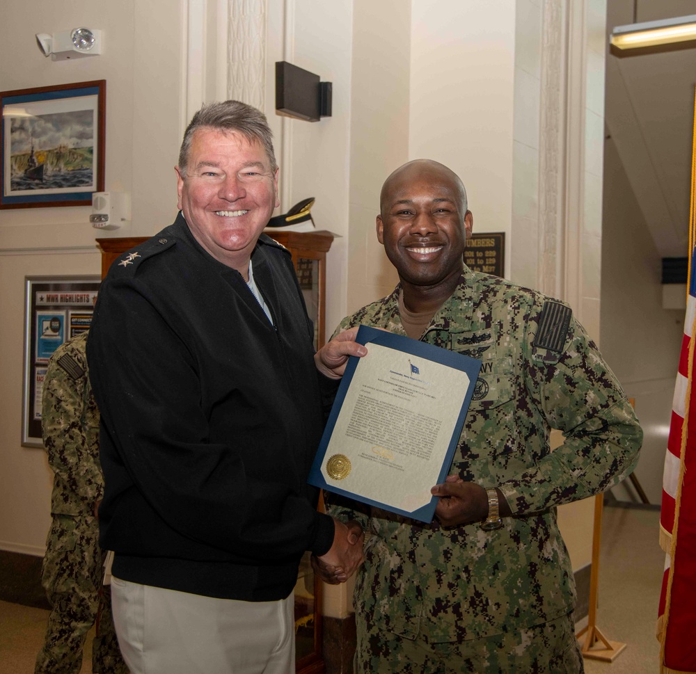 RADM Rock Visits NSGL