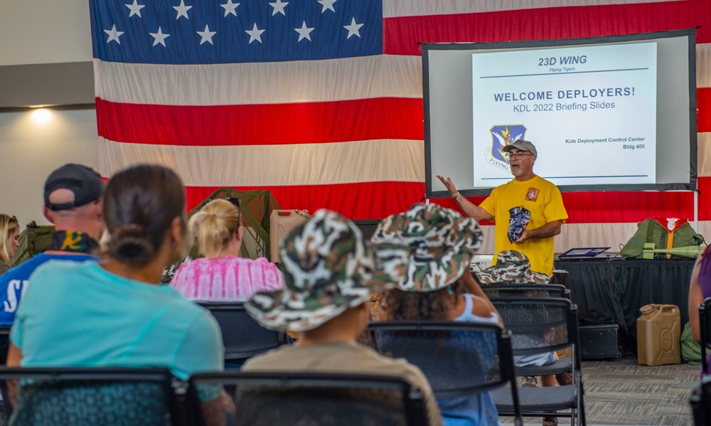 Kids deployment line celebrates military children