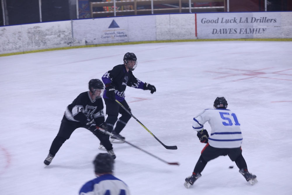 Slap Shot of the Louisiana Warriors Hockey Team, Division Champions