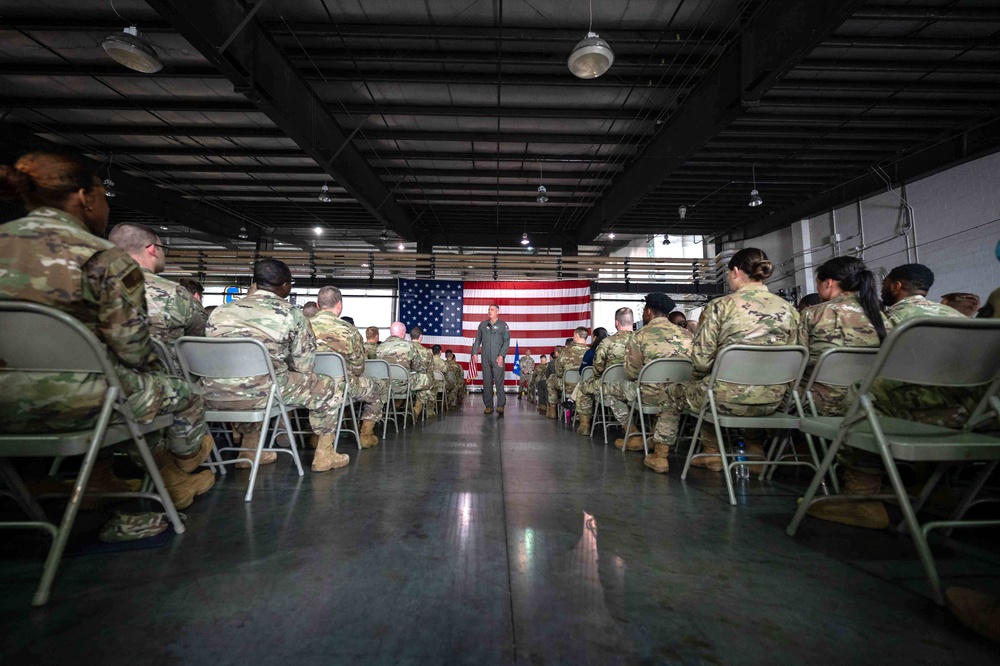 Air Mobility Command leadership experience Dover AFB mission