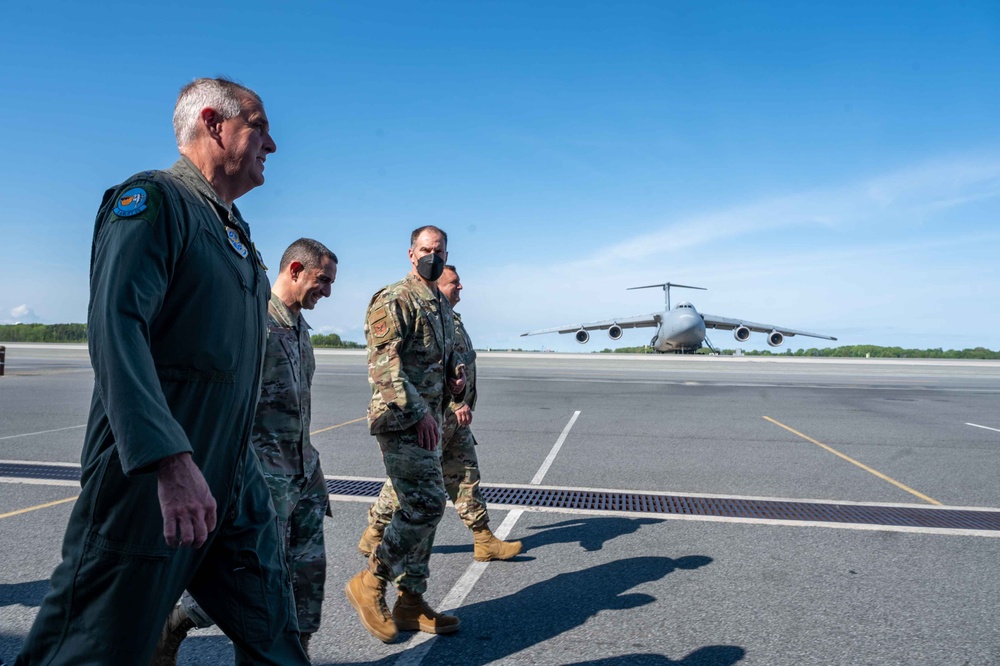 Air Mobility Command leadership experience Dover AFB mission