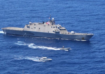 USS Wichita and the Dominican Republic Conduct Bilateral Maritime Interdiction Exercise