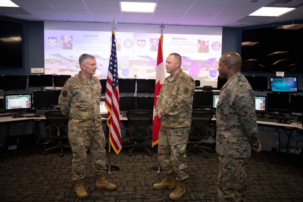 NORAD and USNORTHCOM Commander and CSEL visit WADS