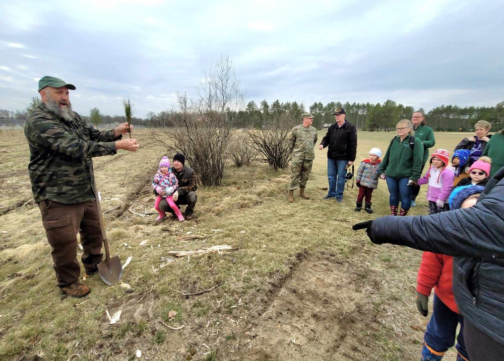 Dozens attend Fort McCoy’s 2022 Arbor Day observance, tree planting