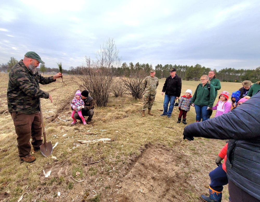Dozens attend Fort McCoy’s 2022 Arbor Day observance, tree planting