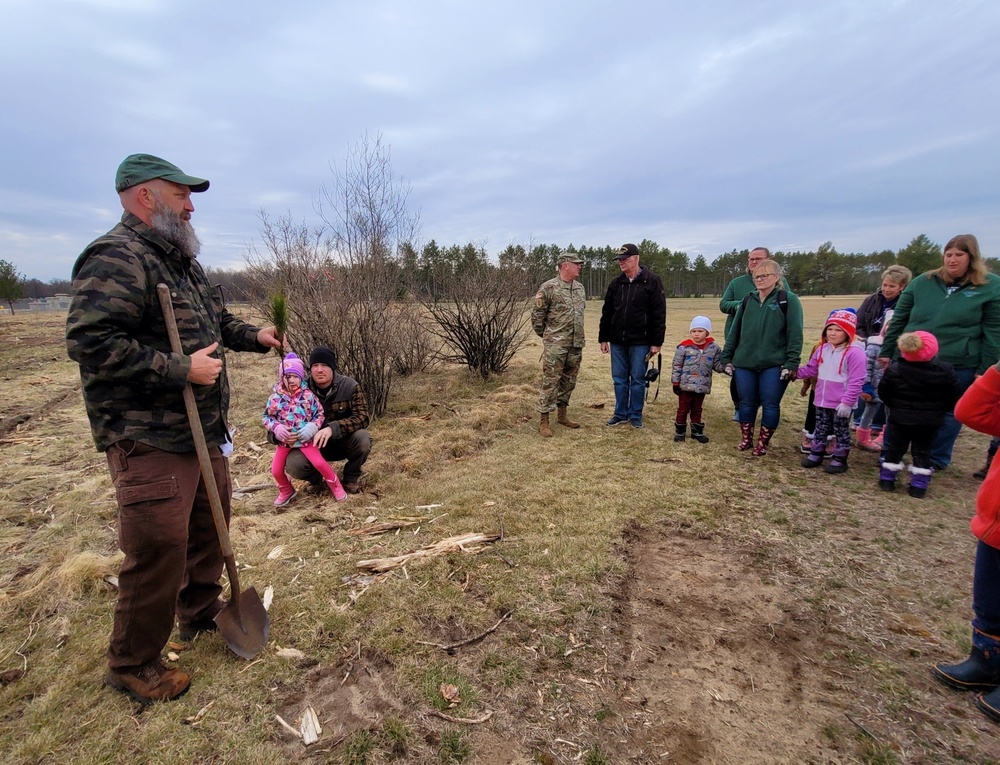 Dozens attend Fort McCoy’s 2022 Arbor Day observance, tree planting