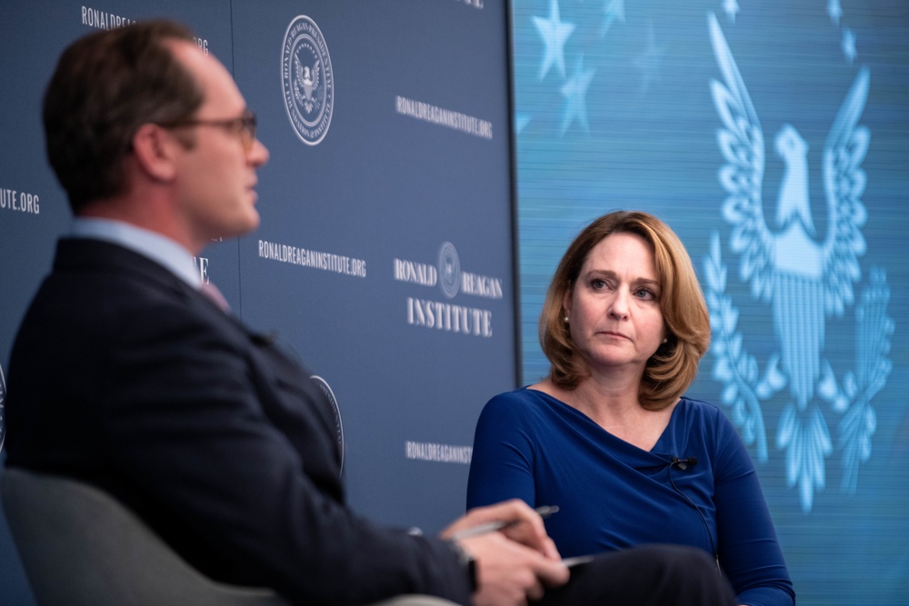 Secretary Hicks provides remarks at Ronald Reagan Institute