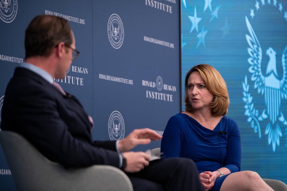 Secretary Hicks provides remarks at Ronald Reagan Institute