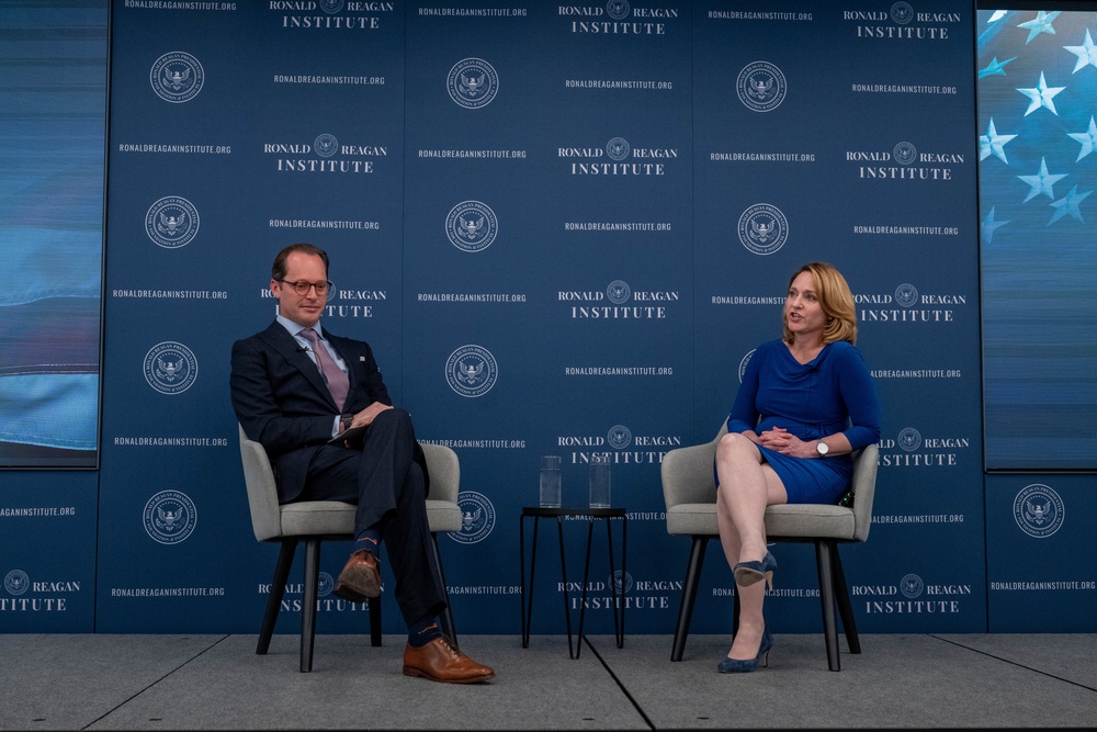 Secretary Hicks provides remarks at Ronald Reagan Institute