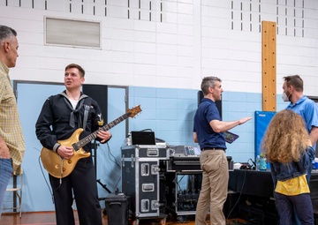 Tech Nigh at Crockett Middle School during Trenton Navy Week