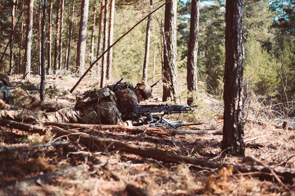 DVIDS - Images - A Co, 1-8 IN conduct M240B Training [Image 3 of 4]