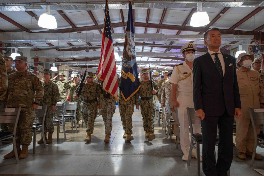 Camp Lemonnier Holds Change of Command