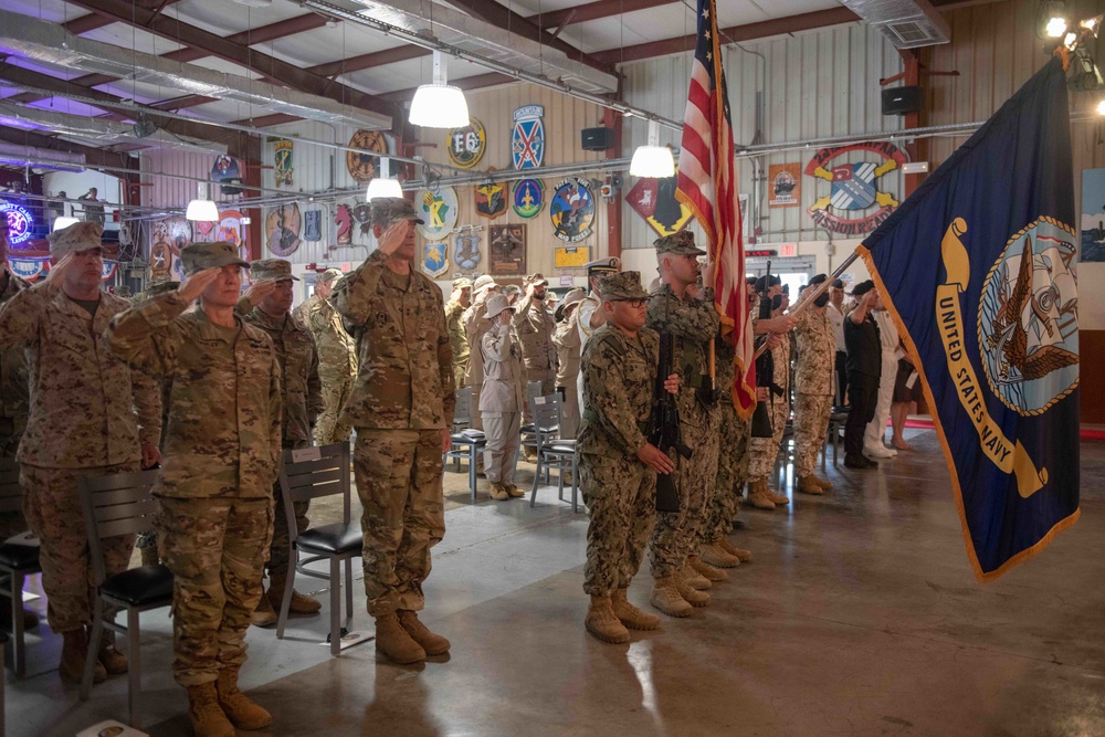 Camp Lemonnier Holds Change of Command