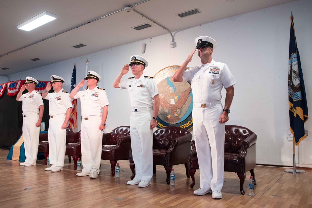 Camp Lemonnier Holds Change of Command