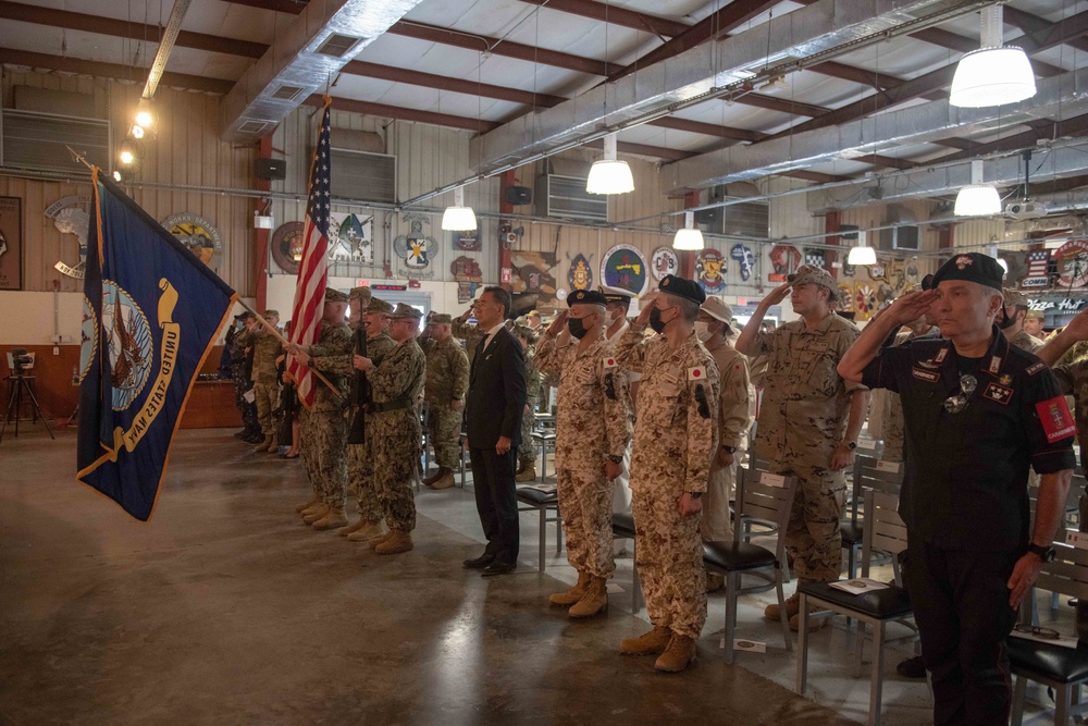 Camp Lemonnier Holds Change of Command