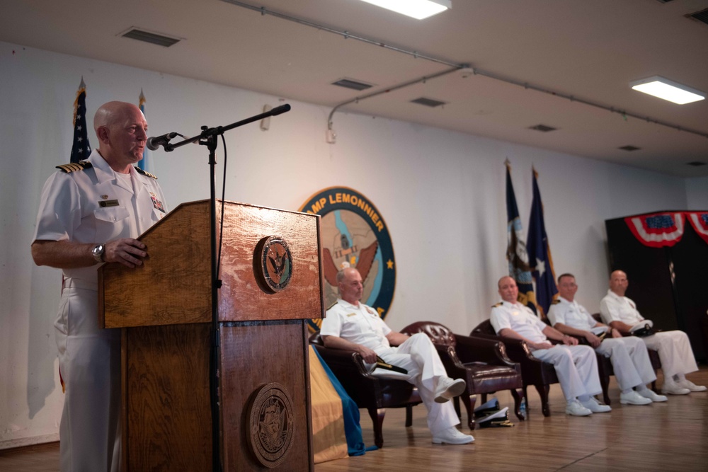 Camp Lemonnier Holds Change of Command