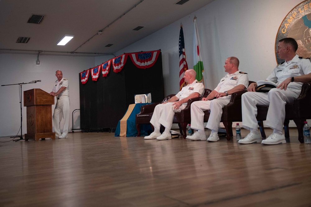 Camp Lemonnier Holds Change of Command