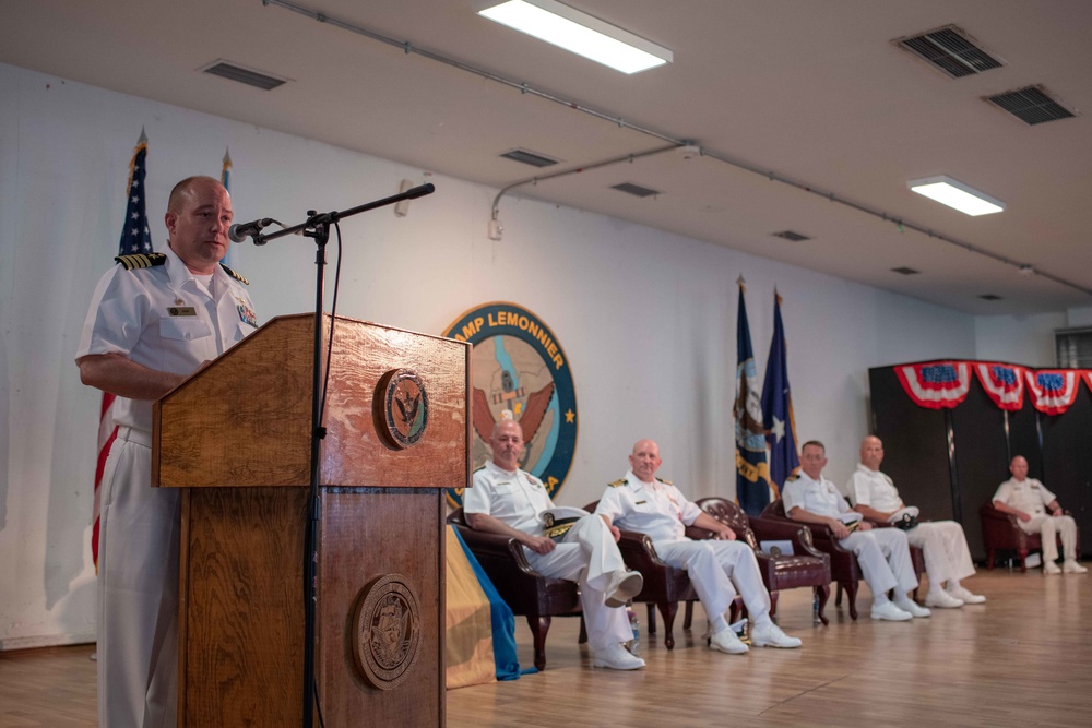 Camp Lemonnier Holds Change of Command