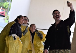 If it ain’t raining it ain’t DECON training at Naval Hospital Bremerton