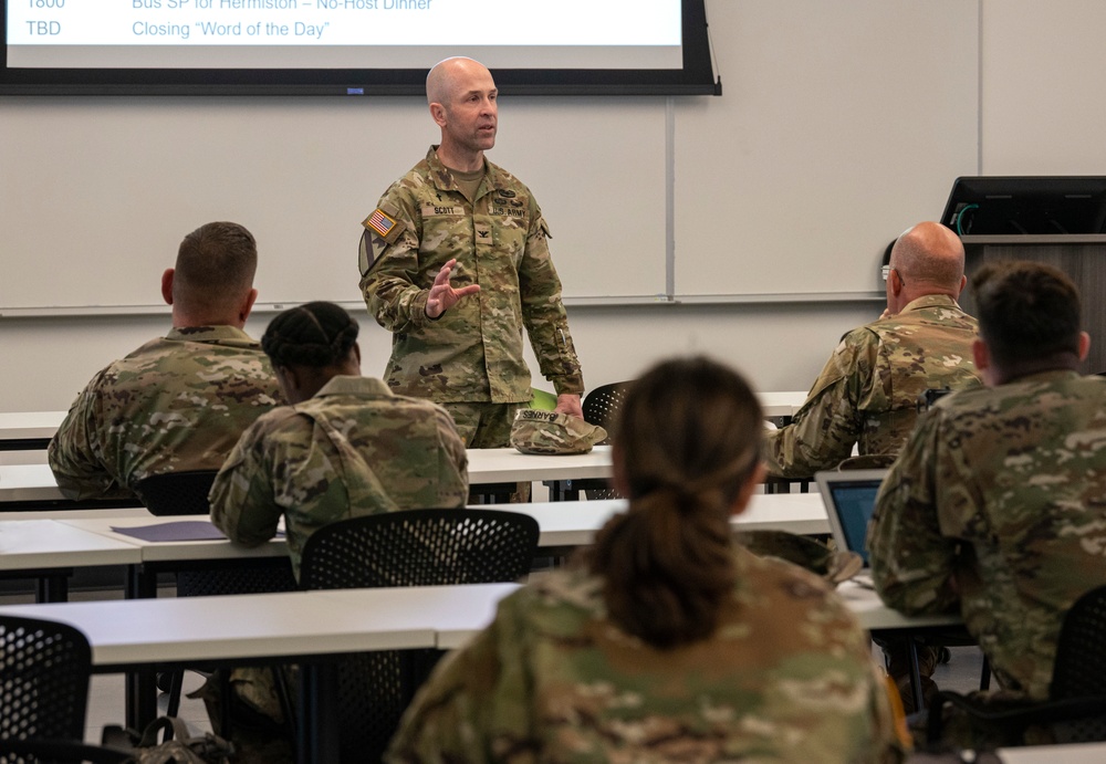 Oregon National Guard Chaplain Annual Sustainment Training