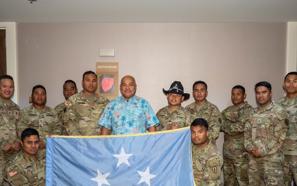 FSM president visits USARPAC