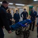 USNS Mercy Sailors Conduct Stretcher Bearer Training