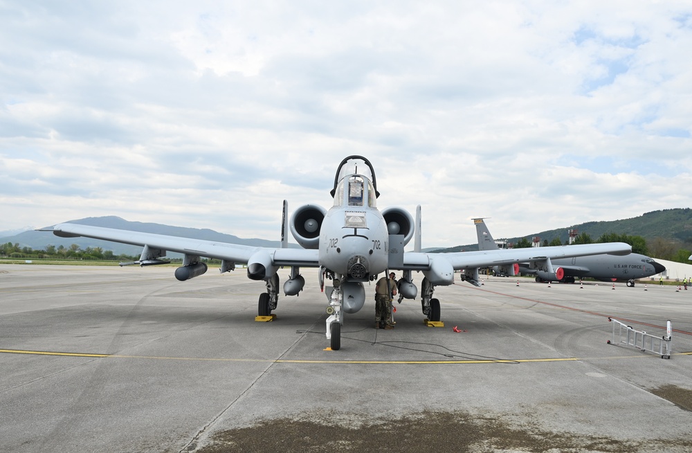Maryland Air National Guard A-10s arrives in North Macedonia for Swift Response