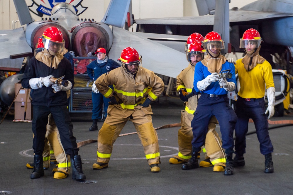 The Harry S. Truman Carrier Strike Group is on a scheduled deployment in the U.S. Sixth Fleet area of operations in support of naval operations to maintain maritime stability and security.