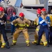 The Harry S. Truman Carrier Strike Group is on a scheduled deployment in the U.S. Sixth Fleet area of operations in support of naval operations to maintain maritime stability and security.