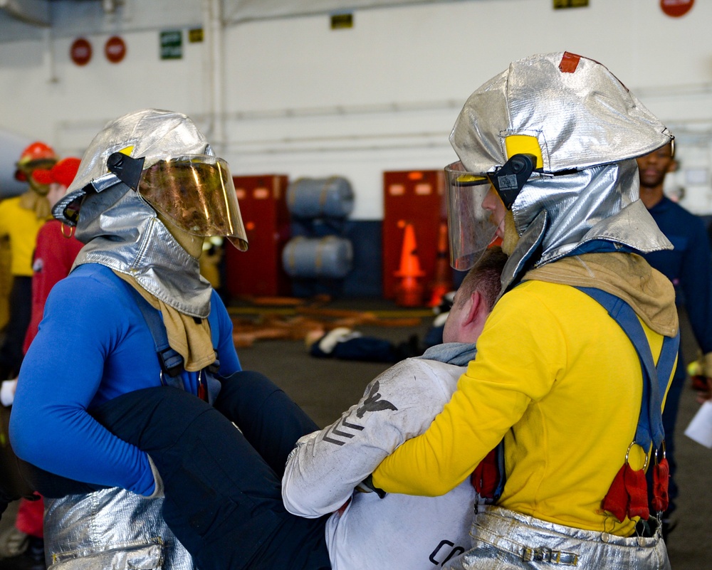 The Harry S. Truman Carrier Strike Group is on a scheduled deployment in the U.S. Sixth Fleet area of operations in support of naval operations to maintain maritime stability and security.