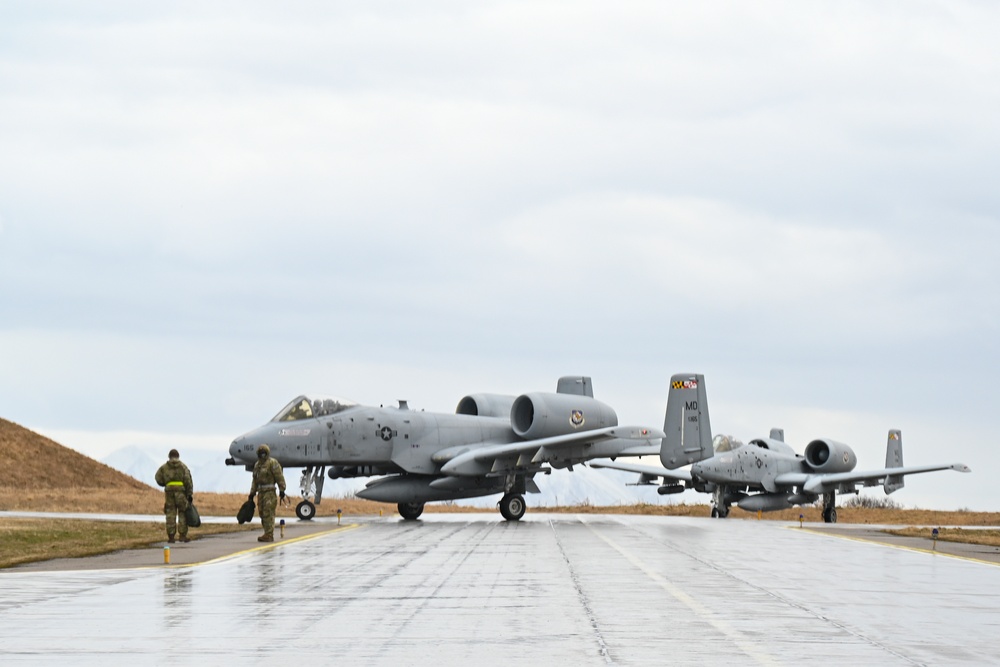 Maryland Air National Guard A-10s arrive in Norway