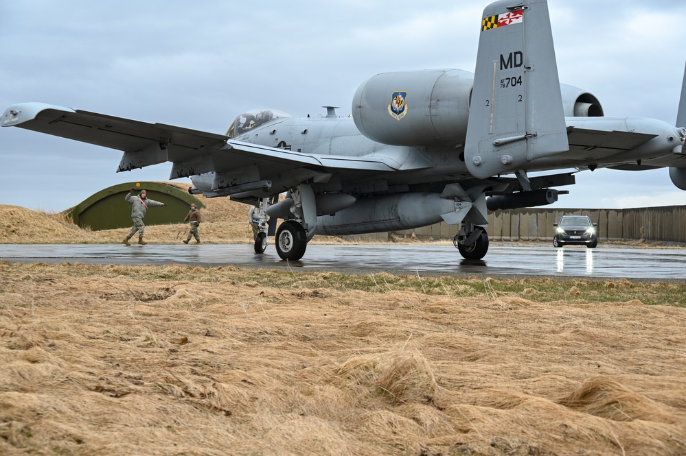 Maryland Air National Guard A-10s arrive in Norway