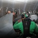 Abraham Lincoln Sailors conduct aircraft maintenance