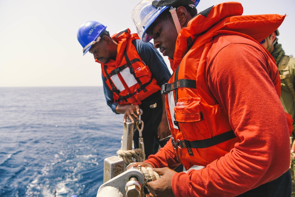 USS Momsen RHIB Operations