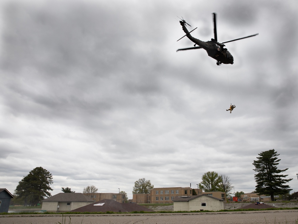 U.S. Army Soldiers Train at Muscatatuck Urban Training Center for Guardian Response 22