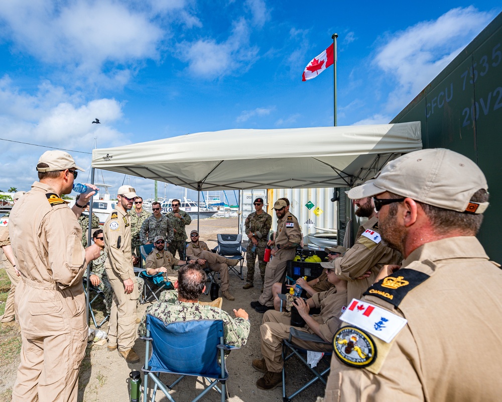 Exercise TRADEWINDS 2022 - Diver's Opening Ceremony