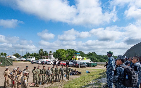 Exercise TRADEWINDS 2022 - Diver's Opening Ceremony