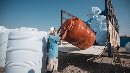Plastic Water Tank at Al Harmeen Factory
