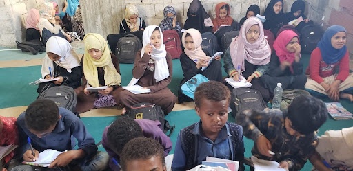 Alwhada Alsakaniya Camp for internally displaced persons in Yemen