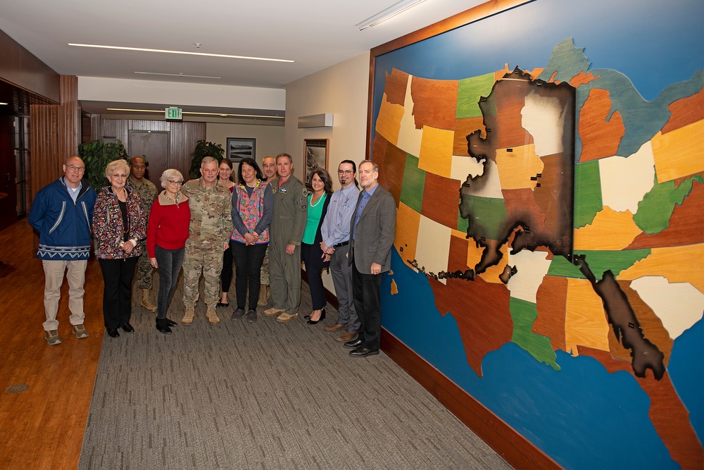 NORAD &amp; USNORTHCOM Commander and CSEL visit with Native Alaskan Representatives