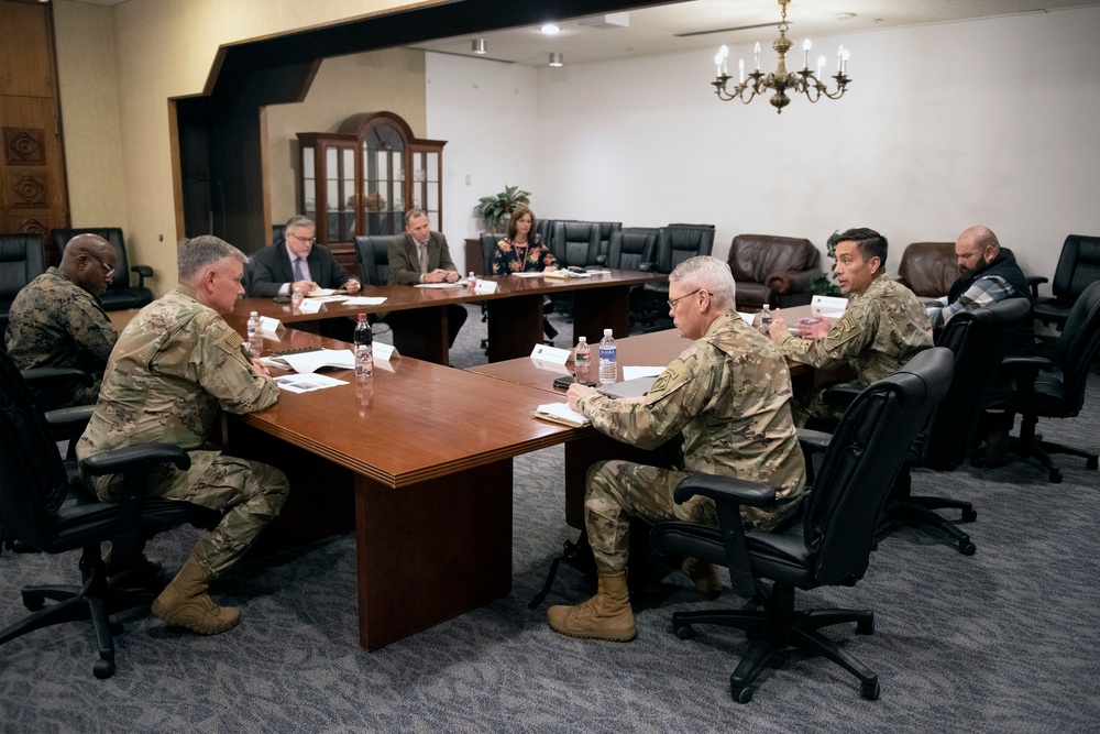 NORAD &amp; USNORTHCOM Commander and CSEL visit with U.S. Army Corps of Engineers Representatives